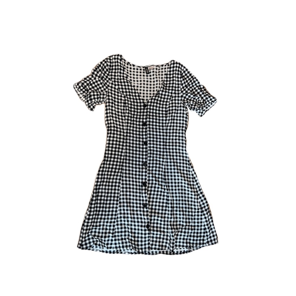 Black & White Checkered Sundress, Size 6